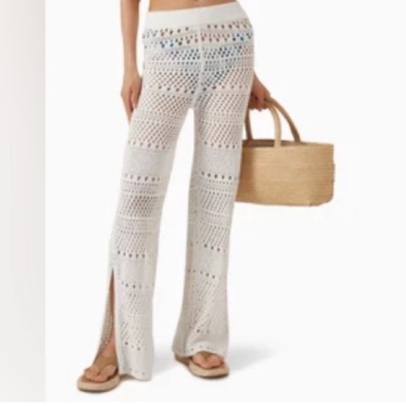 SOLID & STRIPED PANTS COVERUP